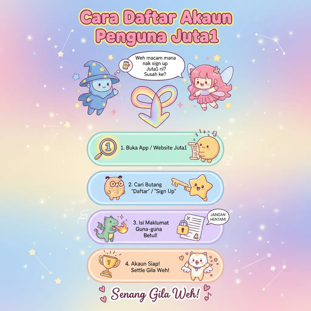 Cara Daftar Akaun Pengguna Juta1