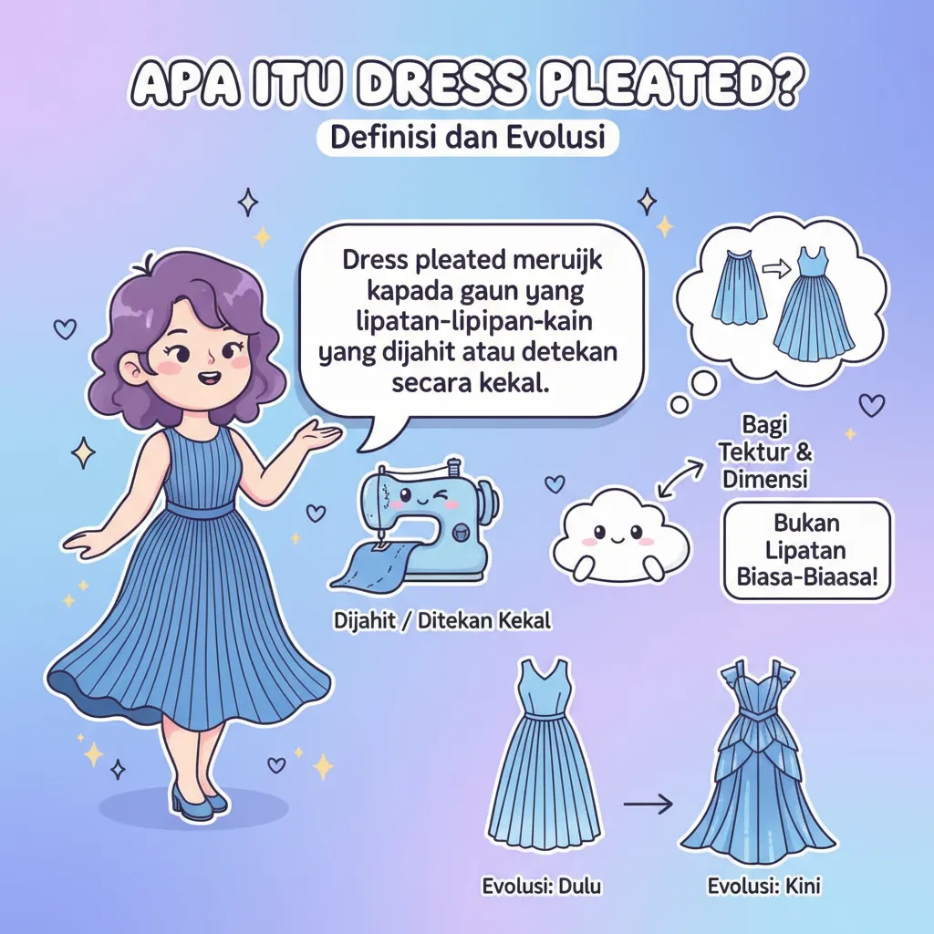 Apa Itu Dress Pleated? Definisi dan Evolusi