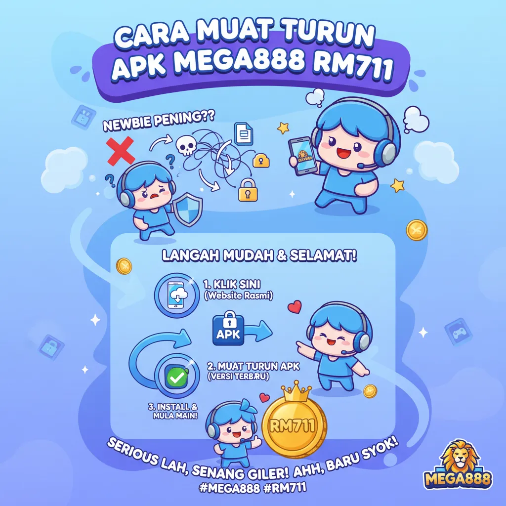 Cara Muat Turun APK Mega888 RM711