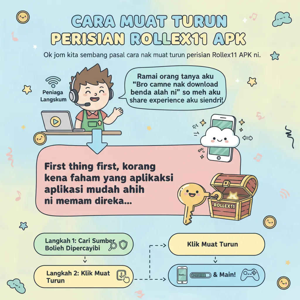Cara Muat Turun Perisian Rollex11 APK