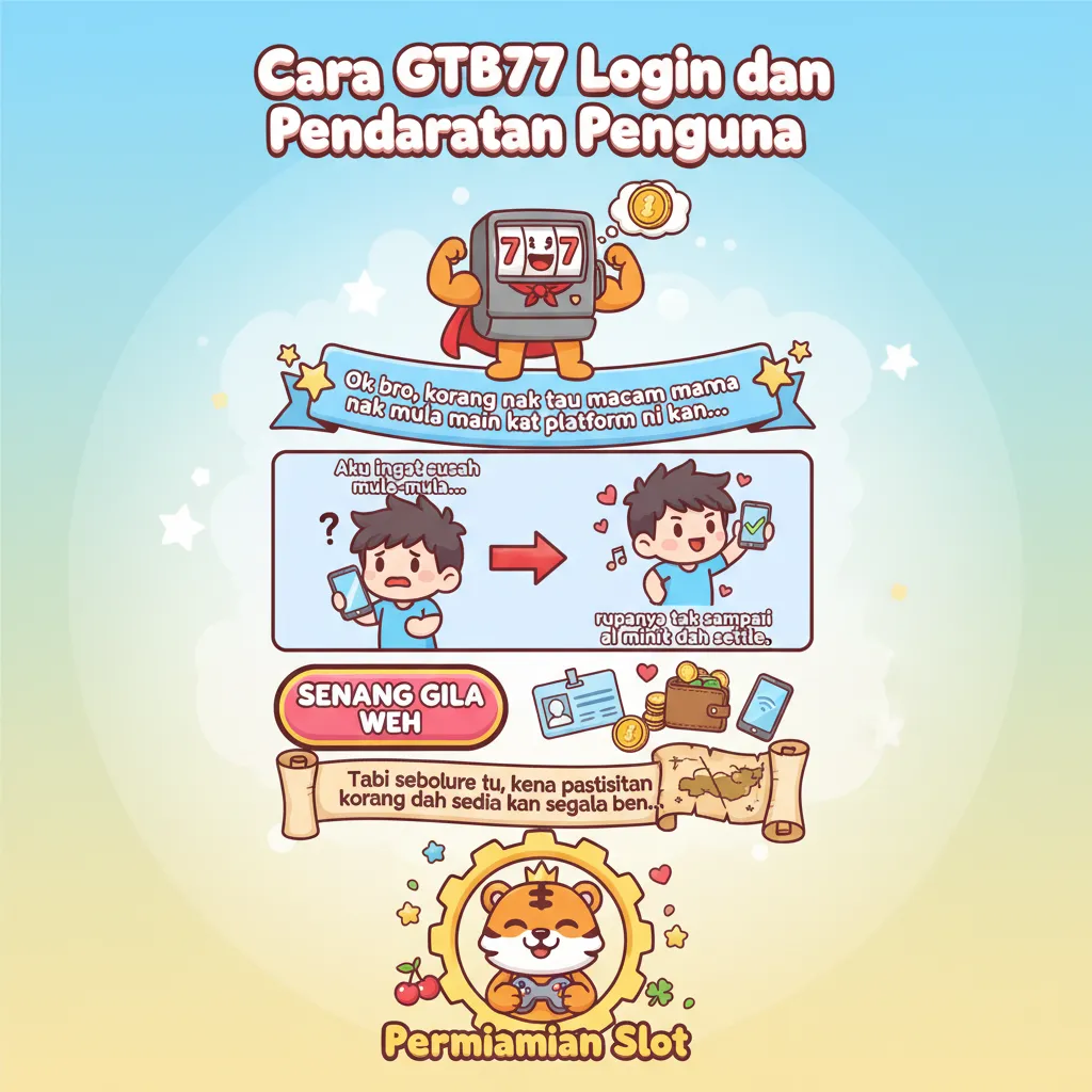 Cara GTB77 Login dan Pendaftaran Pengguna