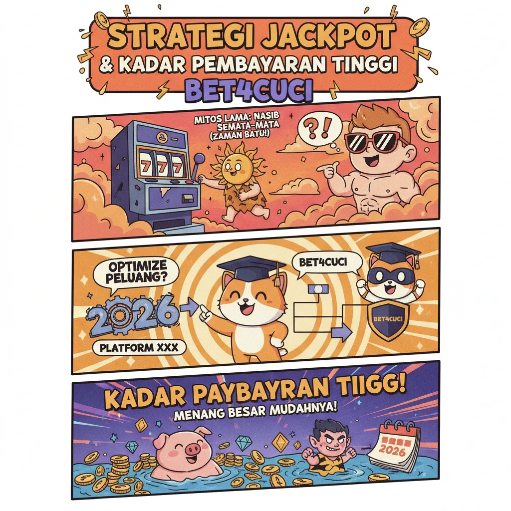 Strategi Jackpot & Kadar Pembayaran Tinggi Bet4cuci