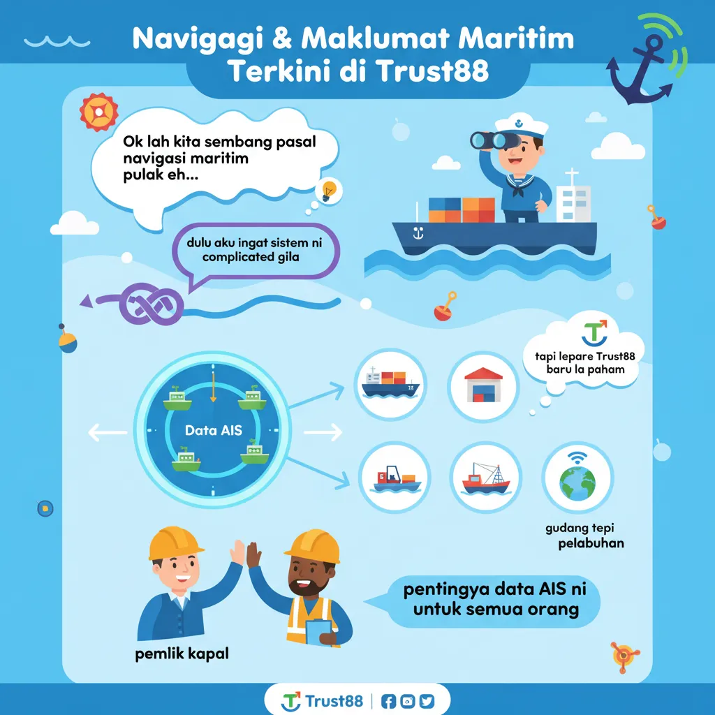 Navigasi & Maklumat Maritim Terkini di Trust88