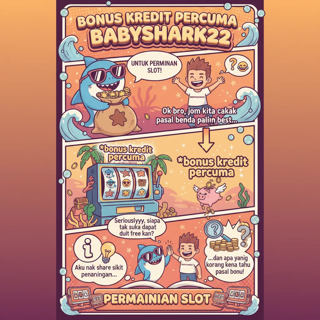 Bonus Kredit Percuma Babyshark22 untuk Permainan Slot
