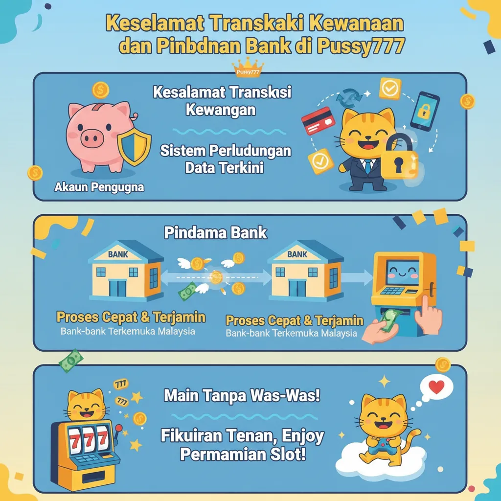 Keselamatan Transaksi Kewangan dan Pindahan Bank di Pussy777
