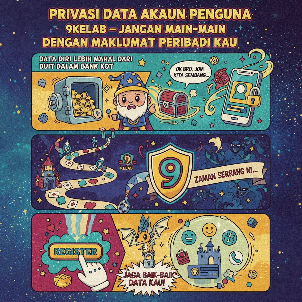 Privasi Data Akaun Pengguna 9kelab