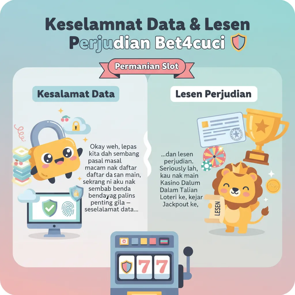 Keselamatan Data & Lesen Perjudian Bet4cuci