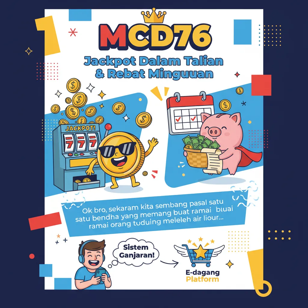MCD76: Jackpot Dalam Talian & Rebat Mingguan