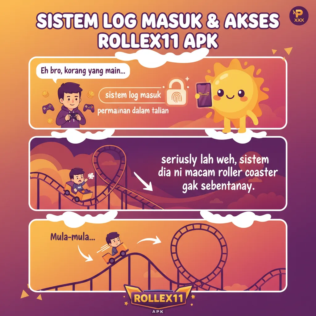 Sistem Log Masuk & Akses Rollex11 APK
