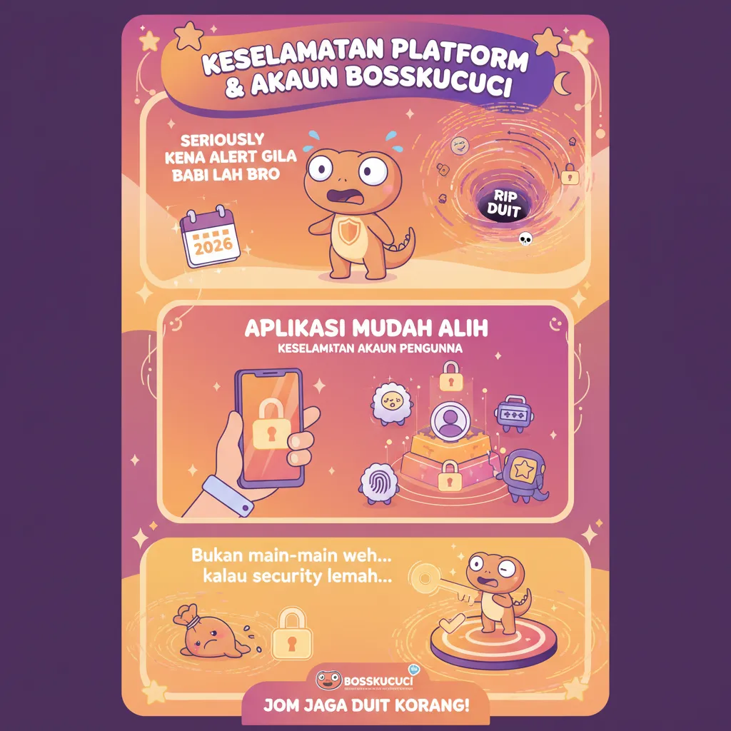 Keselamatan Platform & Akaun Bosskucuci