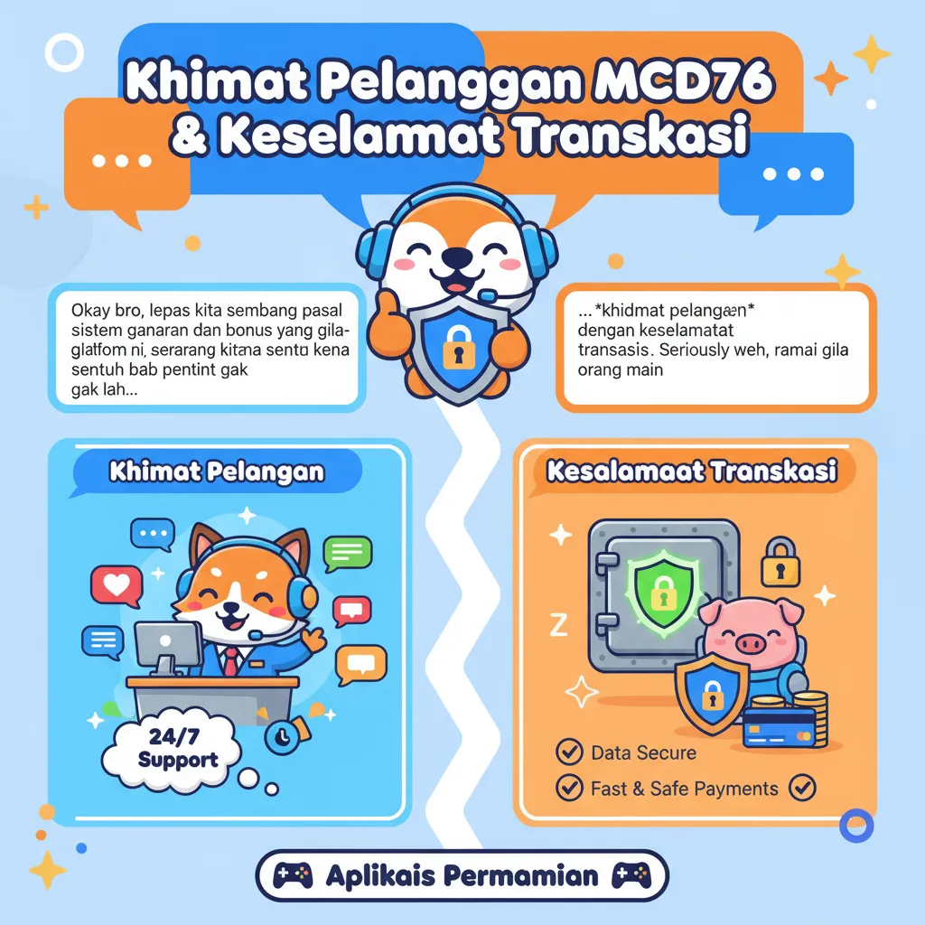 Khidmat Pelanggan MCD76 & Keselamatan Transaksi