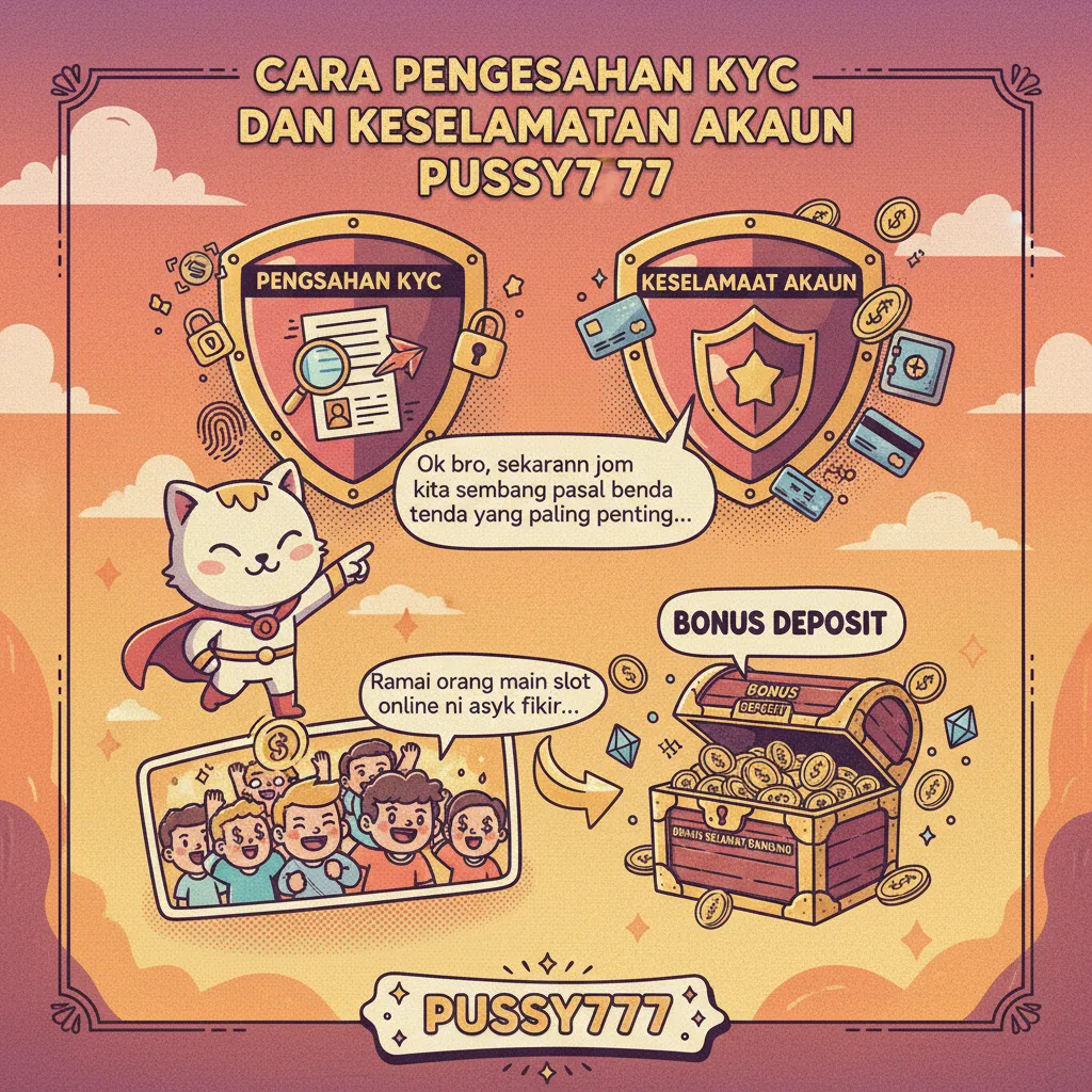 Cara Pengesahan KYC dan Keselamatan Akaun Pussy777