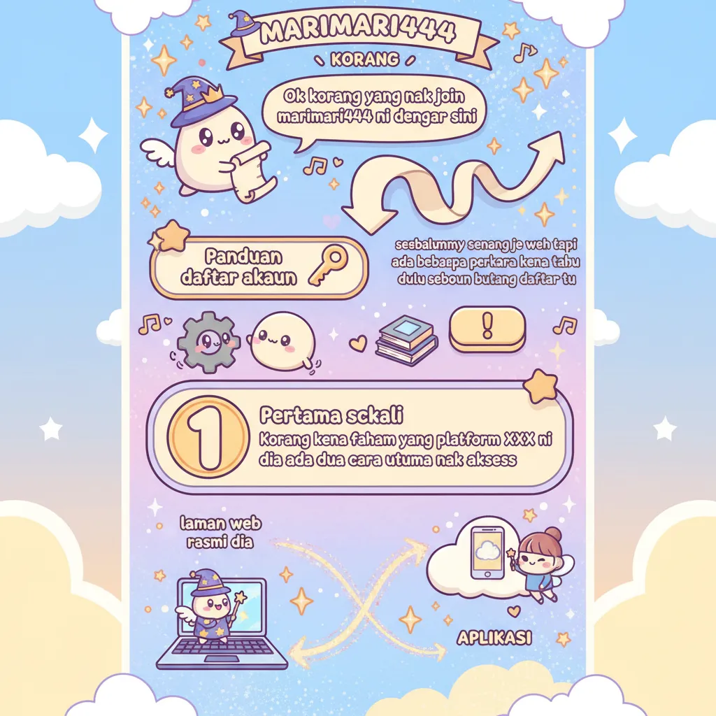 Panduan Daftar Akaun marimari444