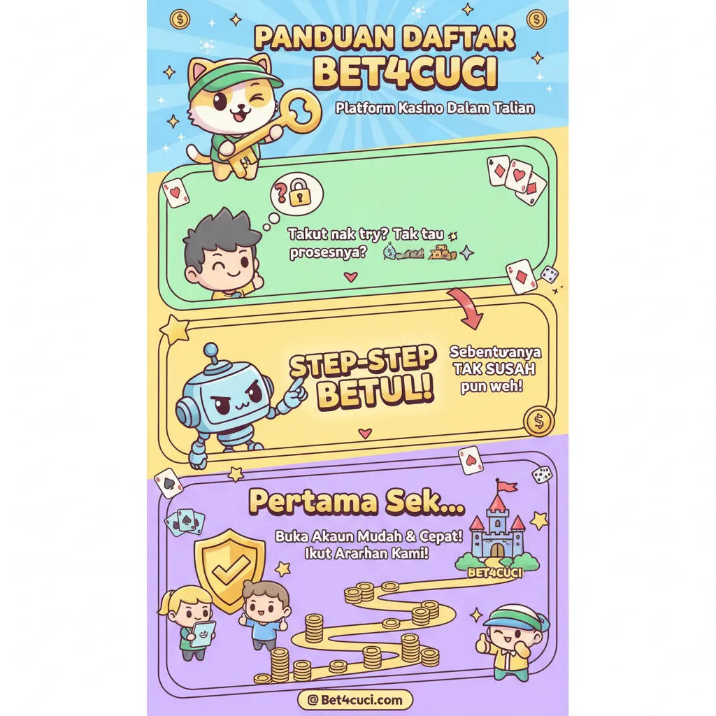 Panduan Daftar Bet4cuci di Platform Kasino Dalam Talian