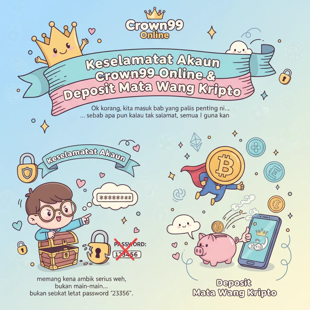 Keselamatan Akaun Crown99 Online & Deposit Mata Wang Kripto