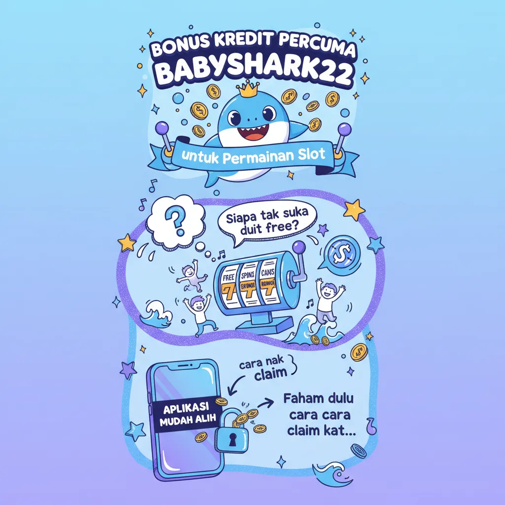 Bonus Kredit Percuma Babyshark22 untuk Permainan Slot
