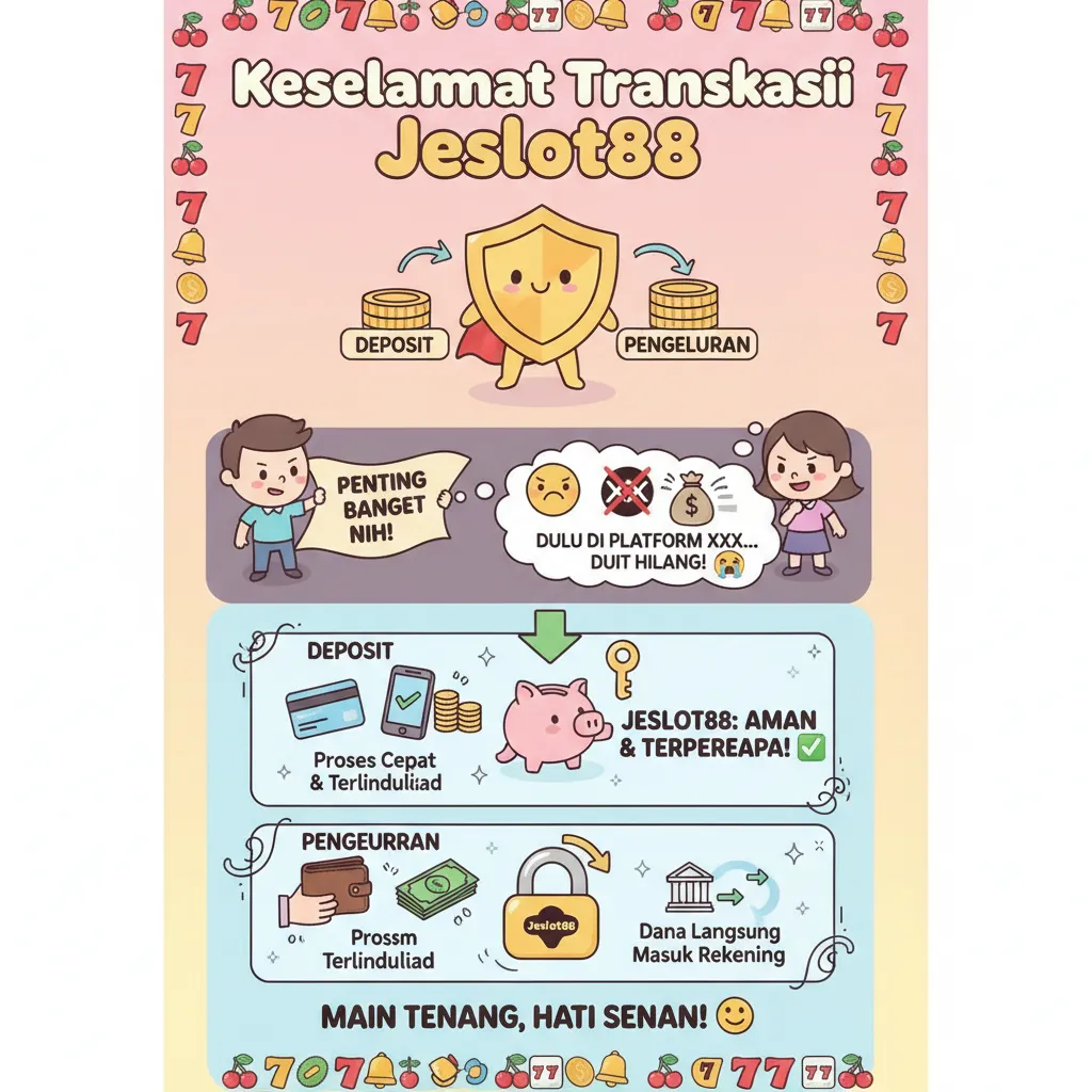 Keselamatan Transaksi Deposit dan Pengeluaran Jeslot88